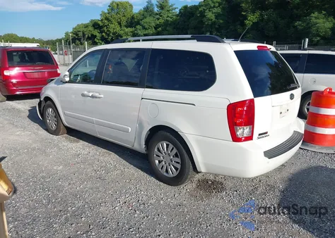2012 Kia Sedona Lx z USA, uszkodzony, nr VIN KNDMG4C78C6477516